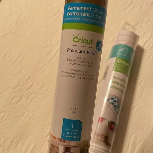 Cricut Transfer Tape Large and Small Gold Vinyl Weeder Tool 4 Items NWT - Picture 5 of 6